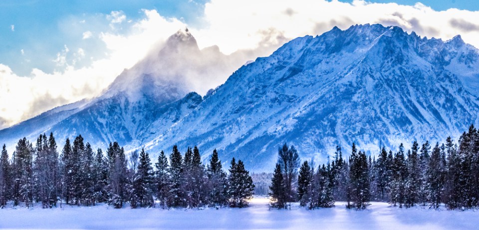 Winter Day in Grand Teton National Park