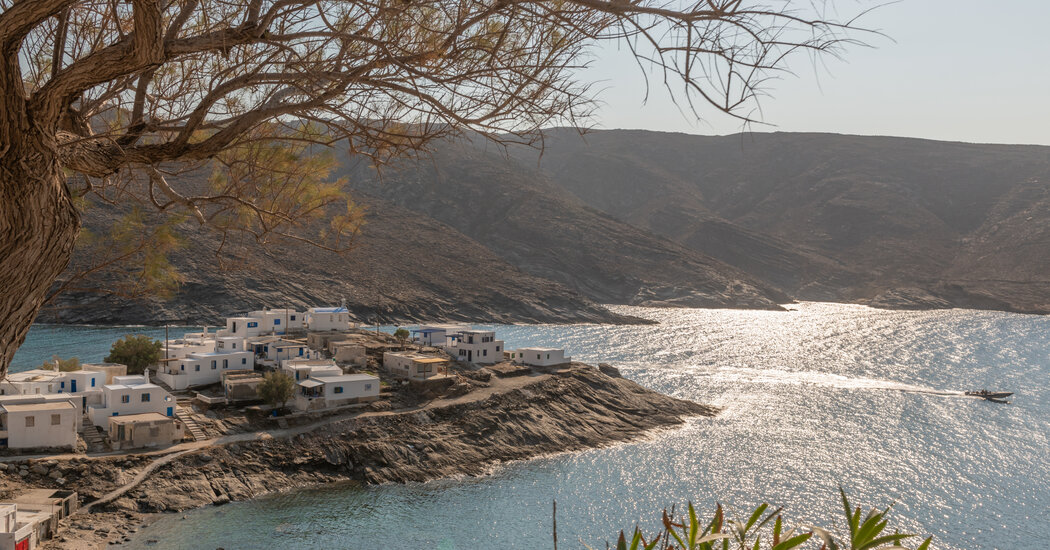 Braving the Winds on a Greek Isle