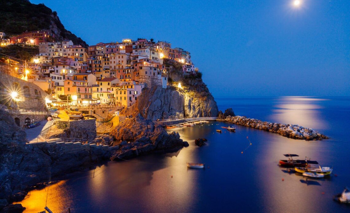 Manarola Moon Rise Cinque Terre