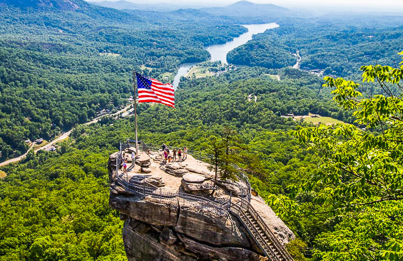 the views Chimney Rock, North Carolina