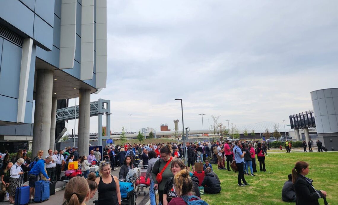 Heathrow airport terminal evacuated as police investigate ‘suspicious item’