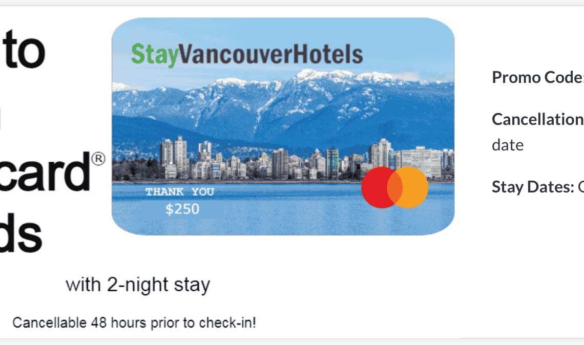 Stay Vancouver Promotion: Up to $250 Off Vancouver Hotels!