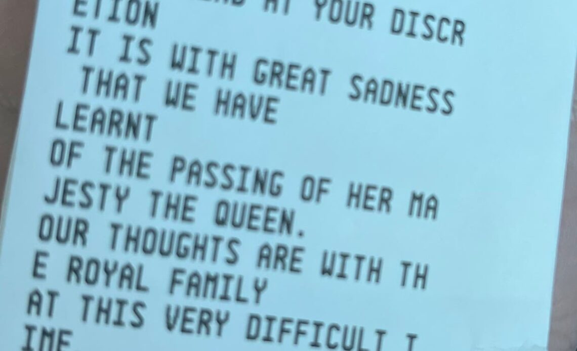 This is how pilots were told mid-flight that the Queen had died