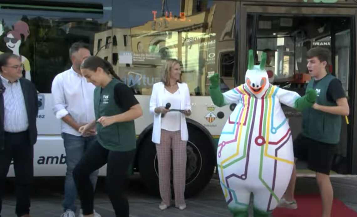 ‘New sleep paralysis demon just dropped’: Spanish bus company unveils latest dancing mascot