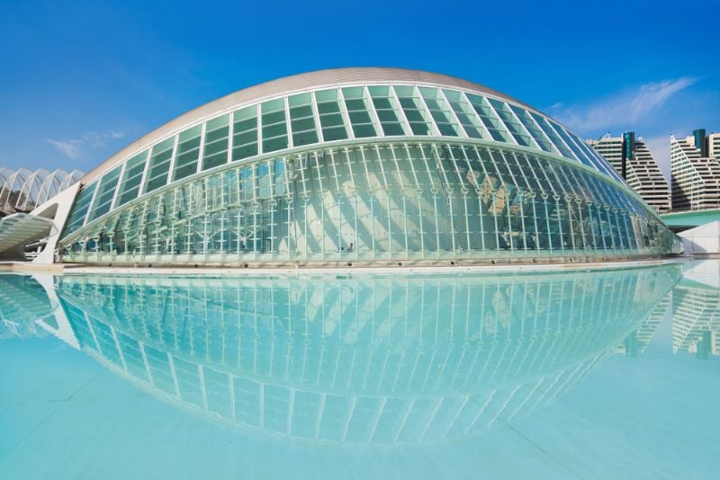 Modern Architecture in the City of Arts and Sciences - Valencia Spain