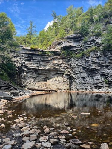 awosting water fall new paltz