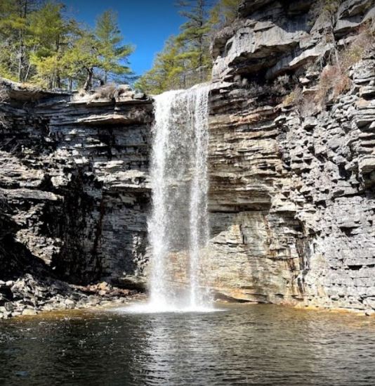 best water fall in new paltz