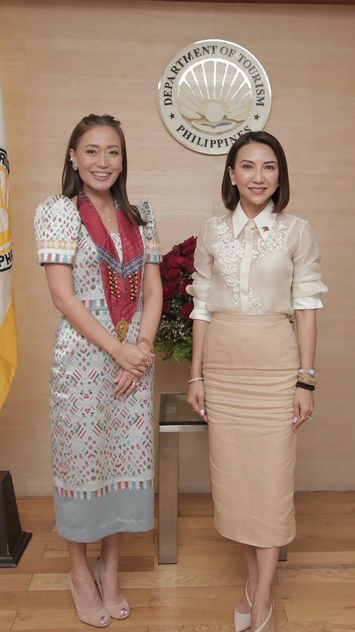 TPB COO Marga Nograles with DOT Secretary Maria Esperanza Christina Garcia Frasco