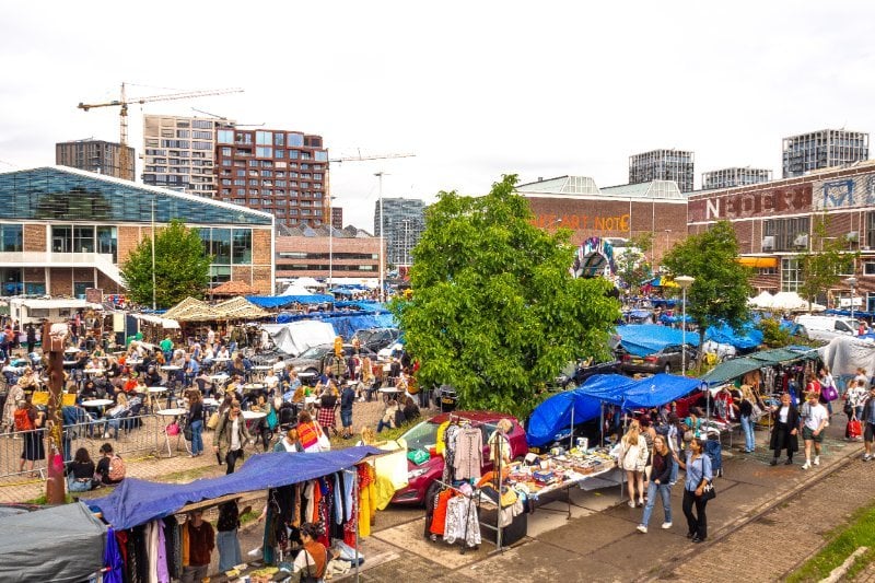 IJ-Hallen Flea Market in Amsterdam