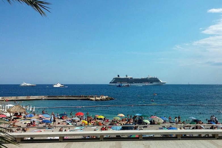 Larvotto Beach in Monaco