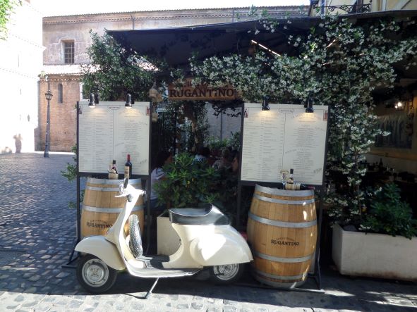 Via Margutta street scene, Rome, Italy