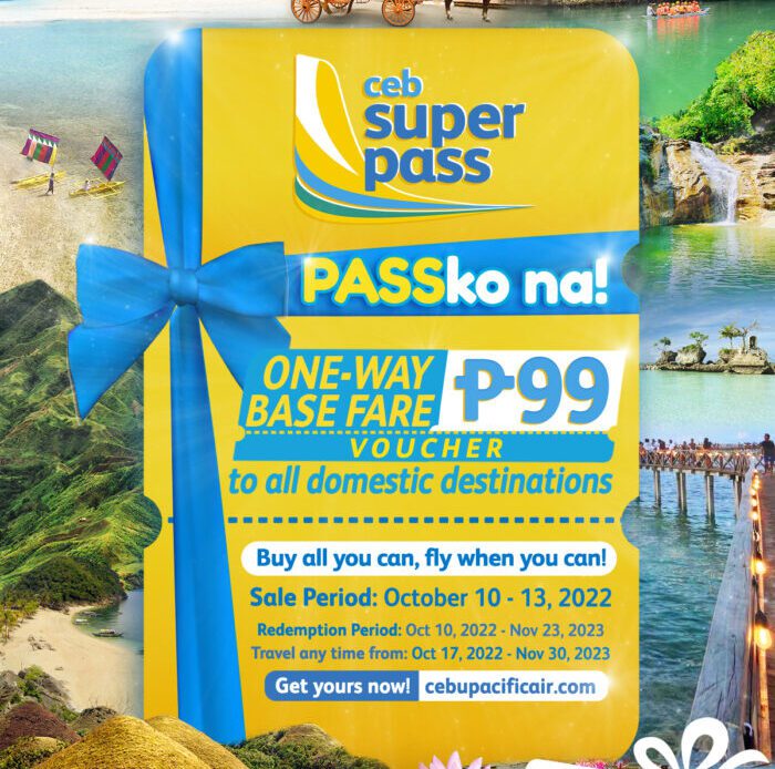 Cebu Pacific brings back CEB Super Pass this 10.10