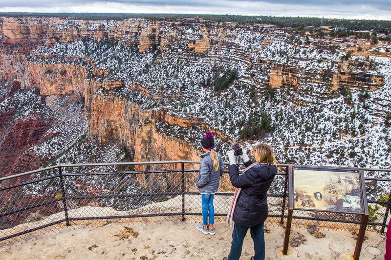 The Grand Canyon in winter