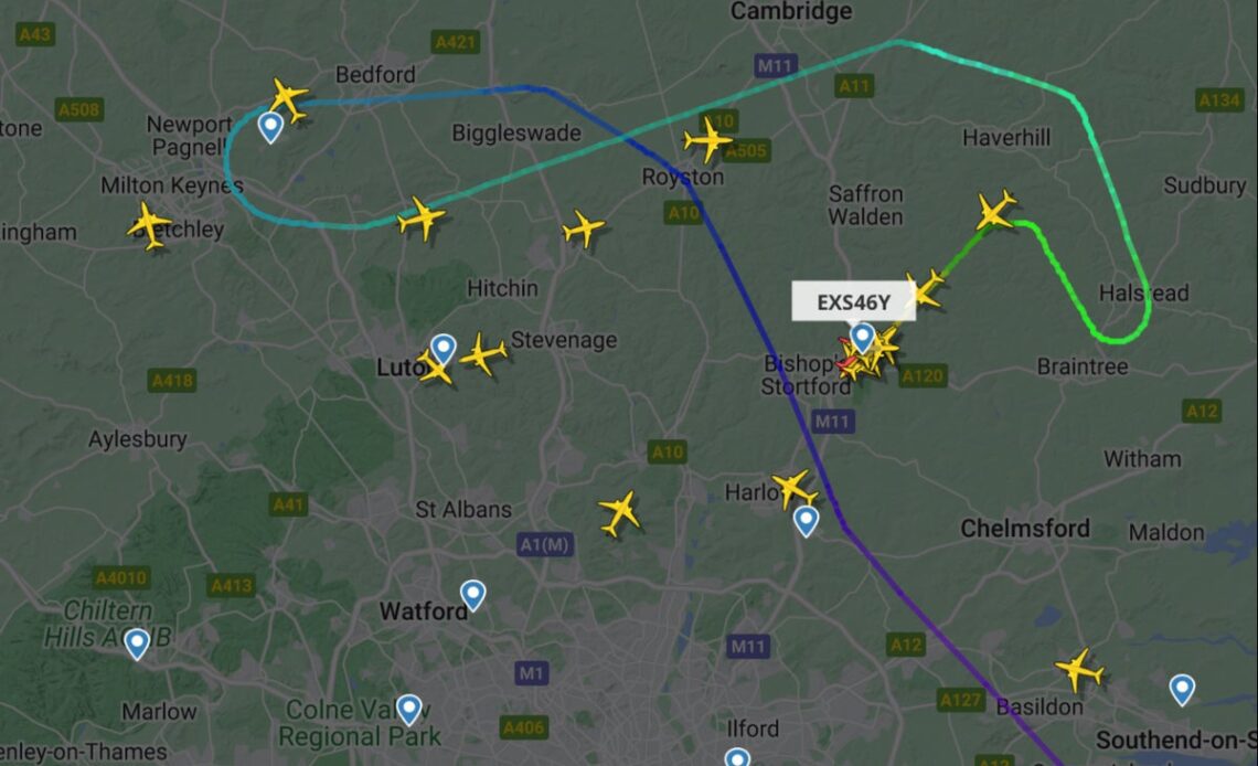 RAF fighter jets escort Jet2 passenger plane to Stansted Airport after ‘bomb threat’