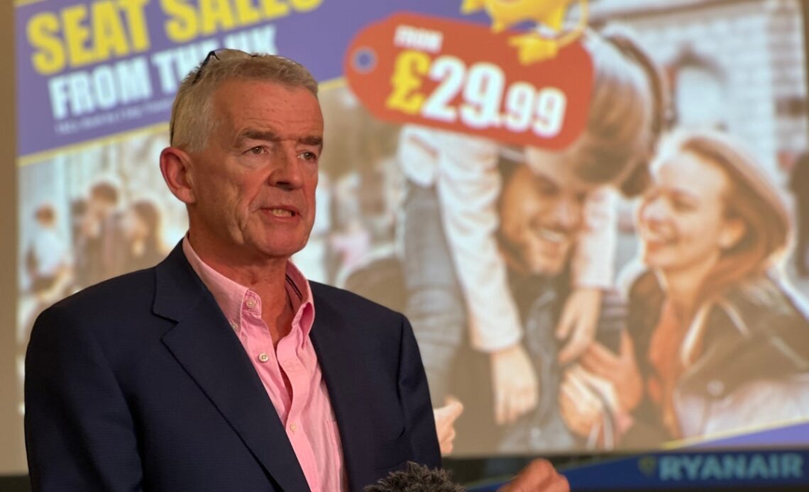 Ryanair boss blames ‘car crash’ economic crisis on Brexit ‘failure’