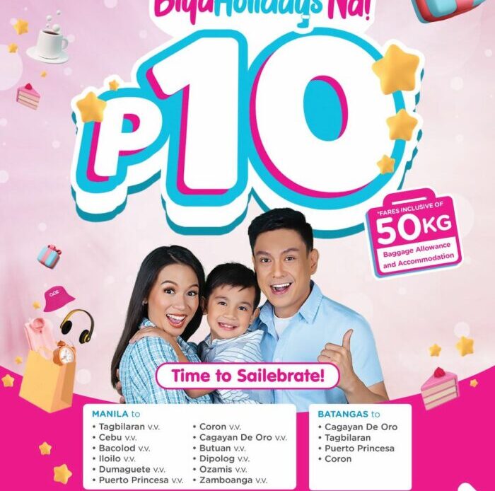 2GO BiyaHolidays - 2GO brings back Php10 sale