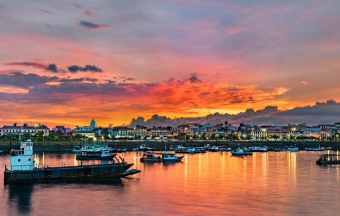 Caco Viejo in Panama City at Sunset - Panama Tourist Attractions