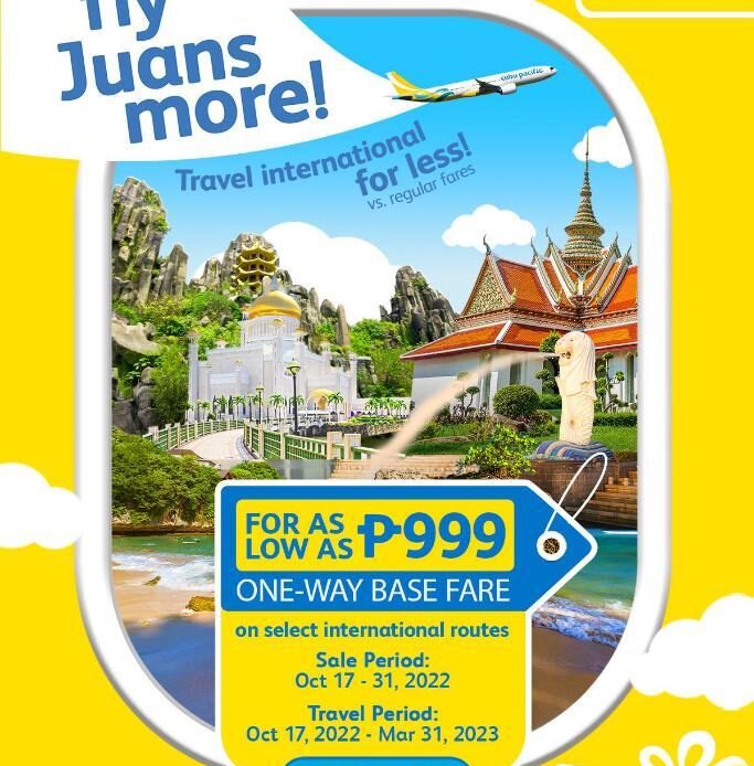 Travel international for less with Cebu Pacific