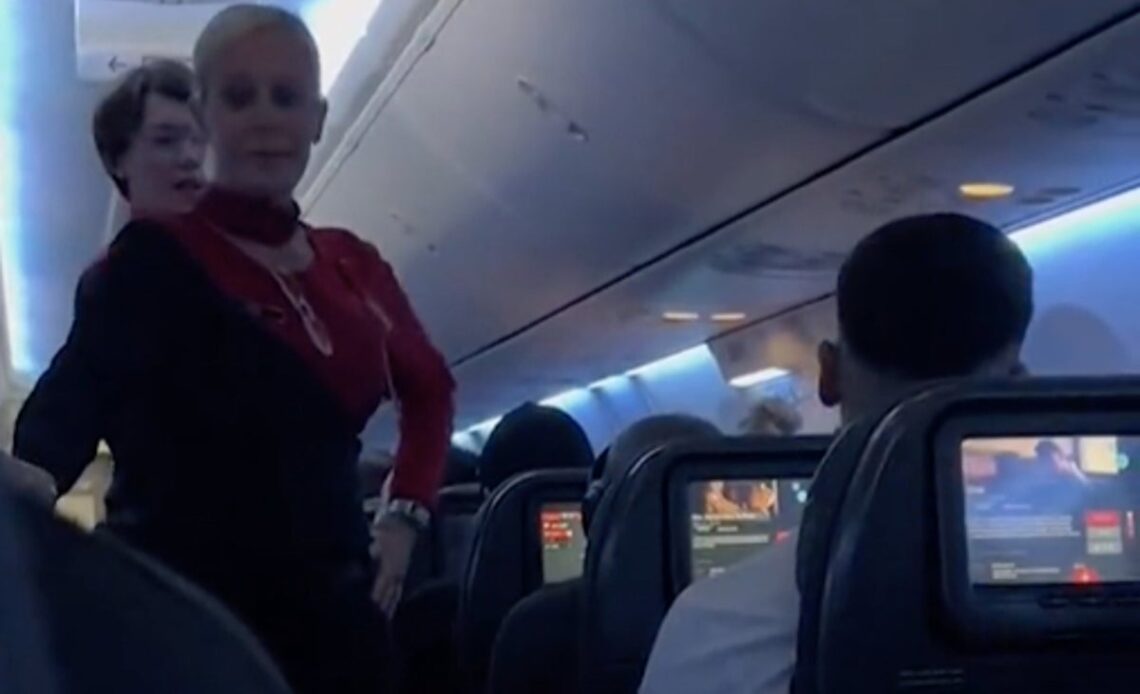 ‘Get the hell out of my face’: Family kicked off flight after slanging match with flight attendant