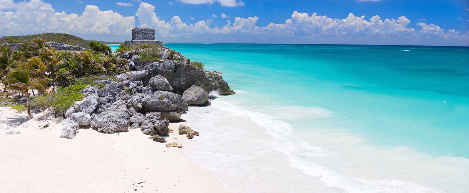 best ruins tulum from beach