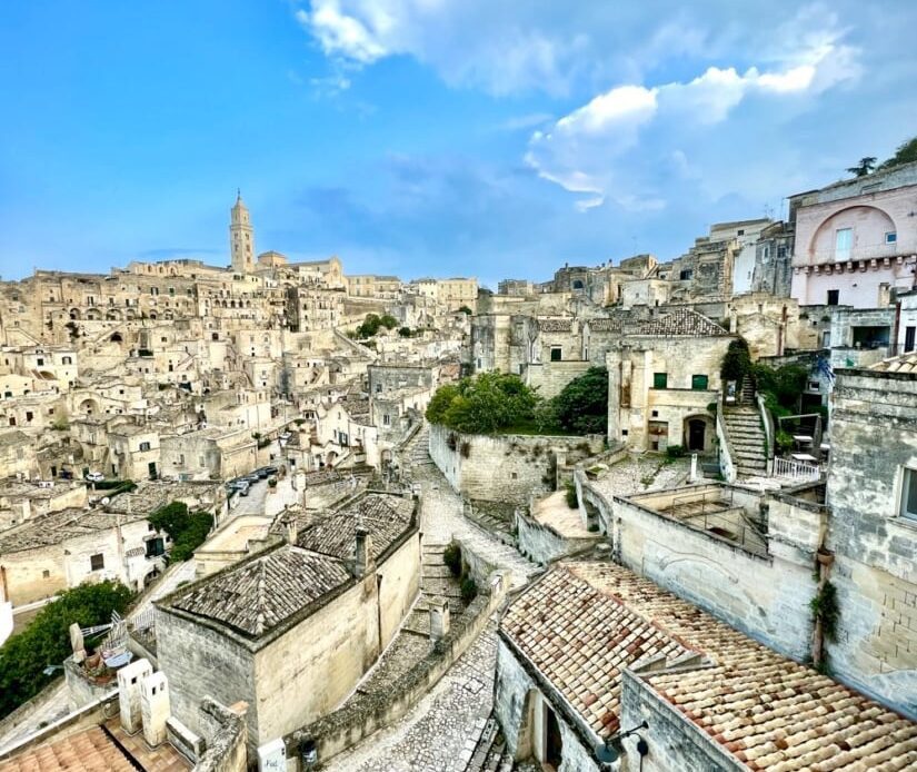 view of the sassi in matera