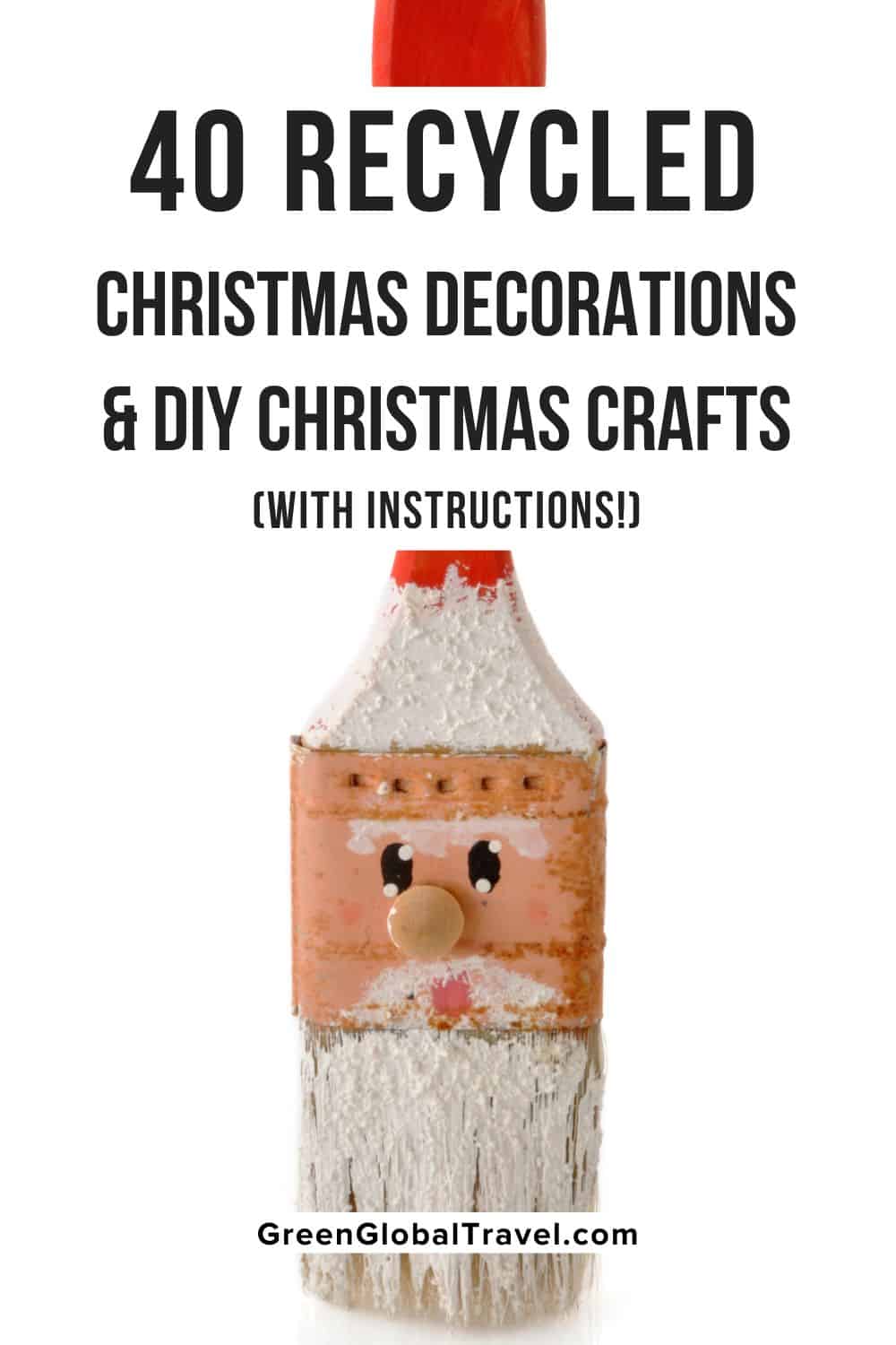 40 DIY Recycled Christmas Decorations and Christmas Crafts to Make at Home | homemade christmas decorations | diy christmas decorations | how to make christmas decorations | christmas decorations to make | christmas recycled decorations | easy to make christmas decorations | cool christmas decorations | make christmas decorations | how to make christmas decorations out of paper | recycle christmas decor | christmas crafts