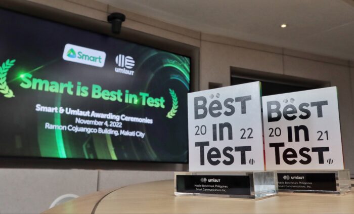 Smart x umlaut Best in Test Award