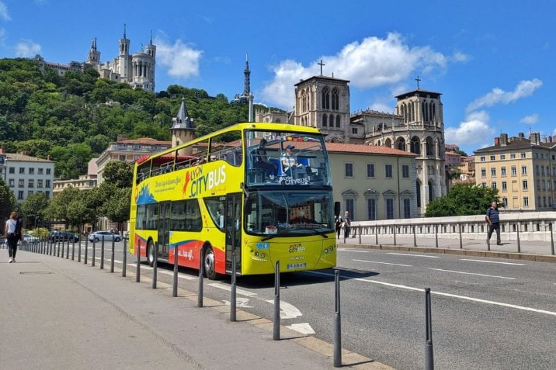 Lyon City Hop on Hop off Sightseeing Bus Tour