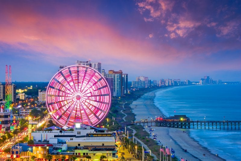 Myrtle Beach Scenery at Night