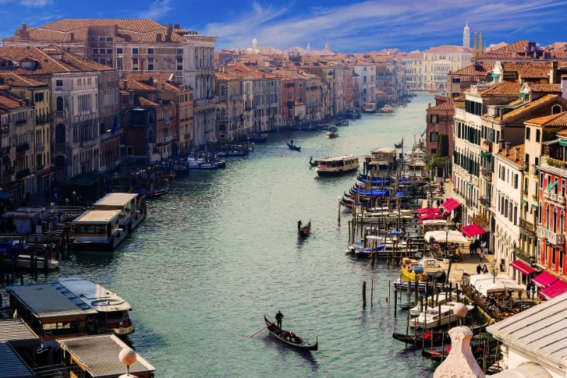 Boat Ride at Grand canal Venice