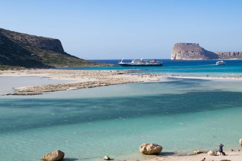 Balos beach and lagoon