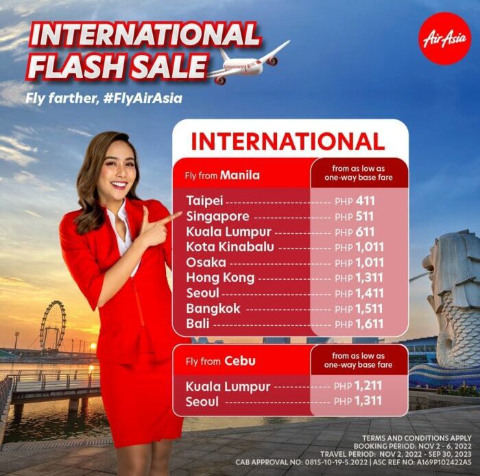 AirAsia International Flash Sale