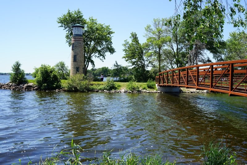 Asylum Point Lighthouse in Oshkosh, Wisconsin