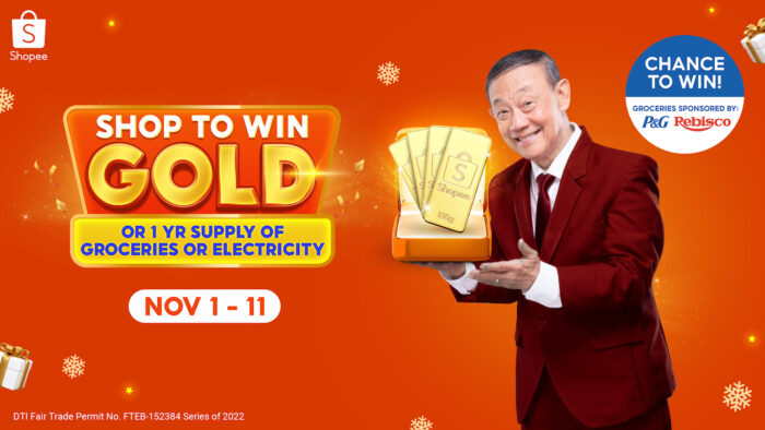 Shopee 11.11 Shop to Win Gold