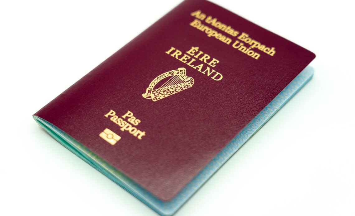 travelling to new zealand on an irish passport
