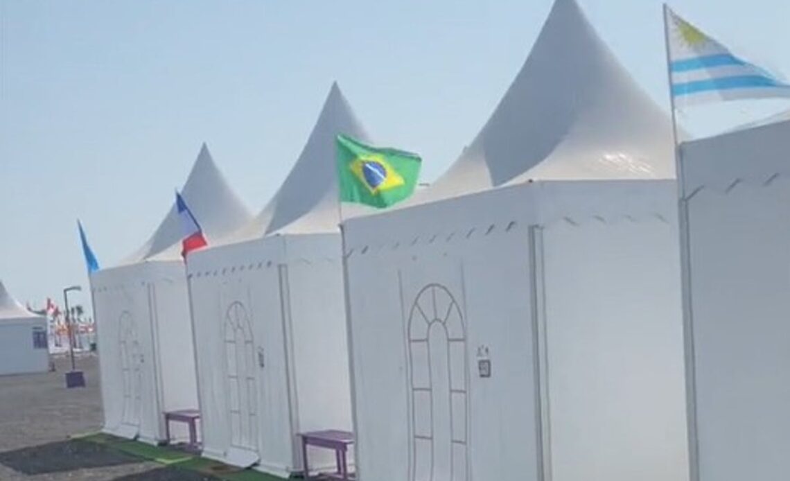 Murky tap water, roasting heat, no loo roll: Inside Qatar’s £175-a-night World Cup fan tents