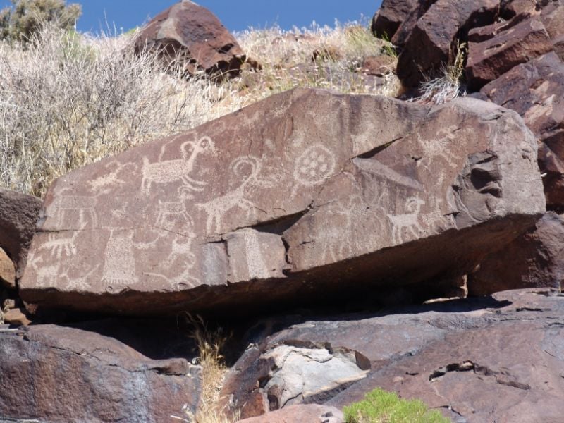 Petroglyphs in California