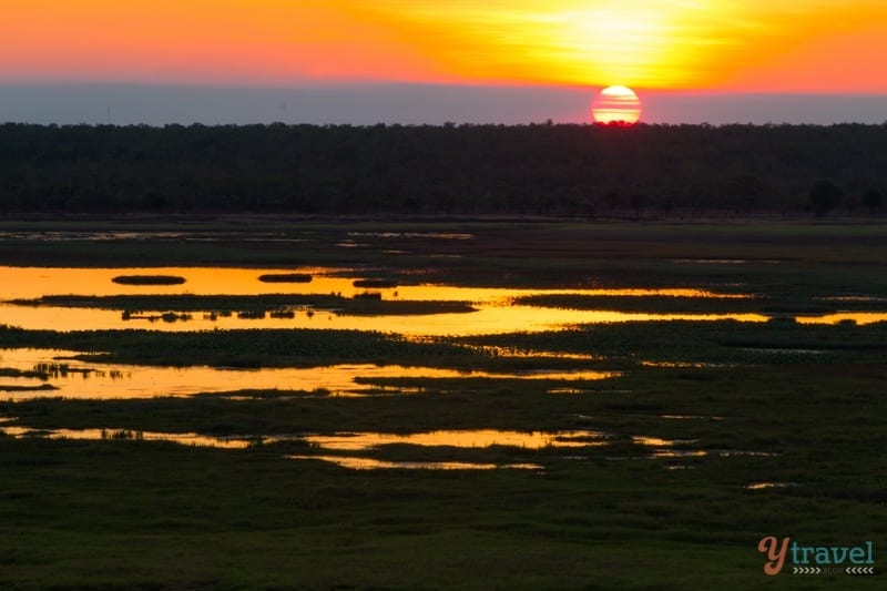 Sunset at Ubirr in Kakadu National Park, Northern Territory, Australia