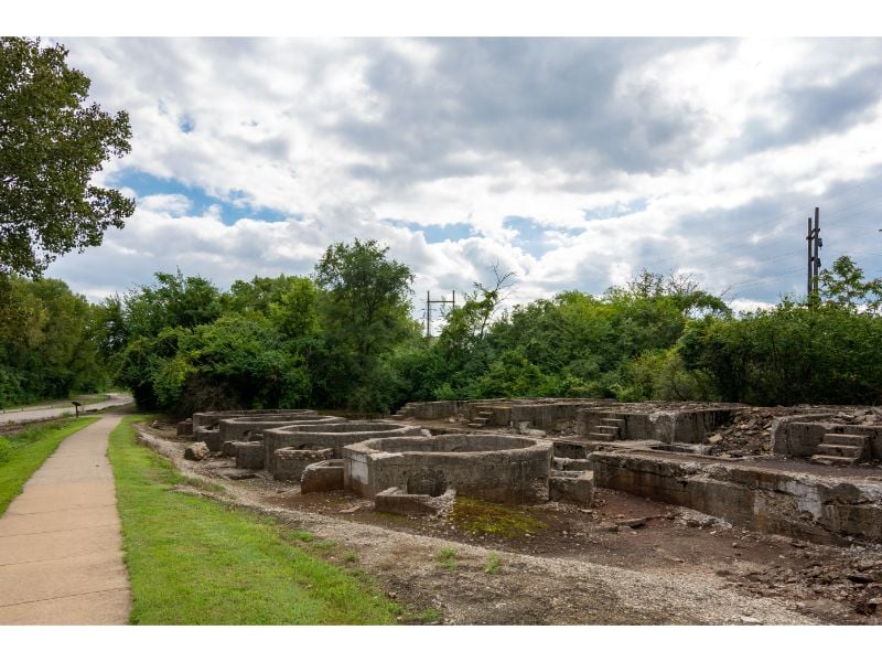 Joliet Iron Works Historic Site Scenery