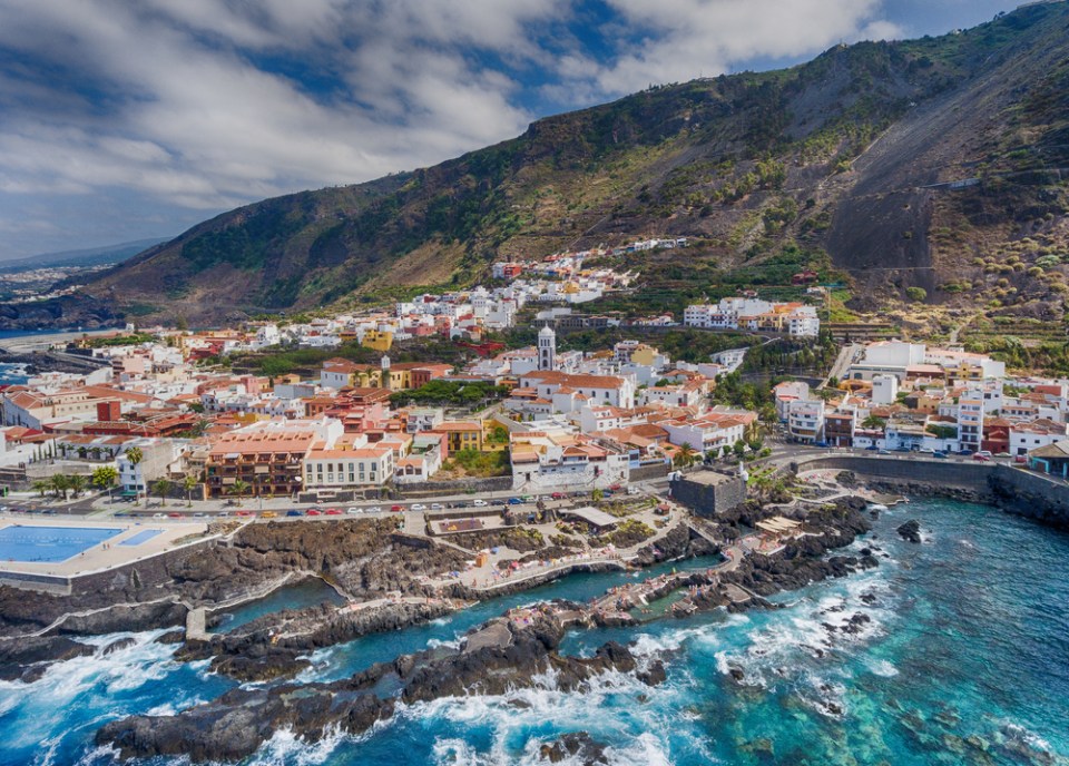 Famous Garachico Pools in Tenerife, Canary Islands