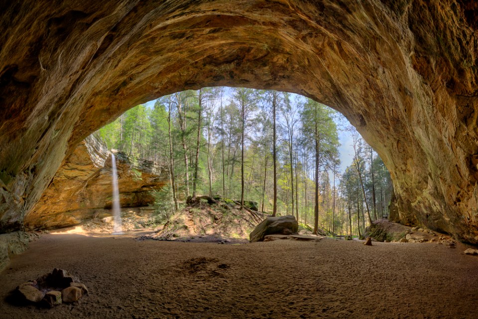 Ash Cave Waterfall