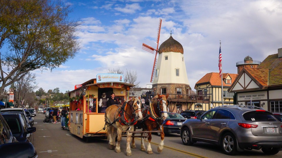 The Danish Styled Town of Solvang in California