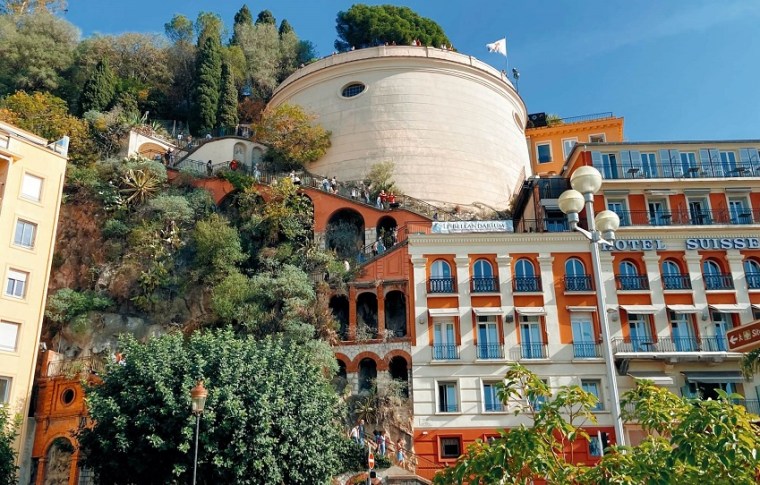 Walk up la Colline de Chateau in Nice for some incredible views