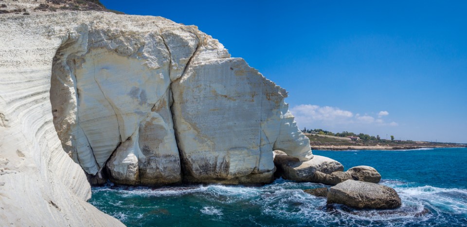 White rocks of Rosh HaNikra park