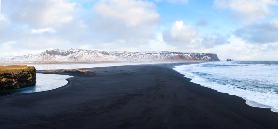 Reynisfjara volcanic beach, iceland