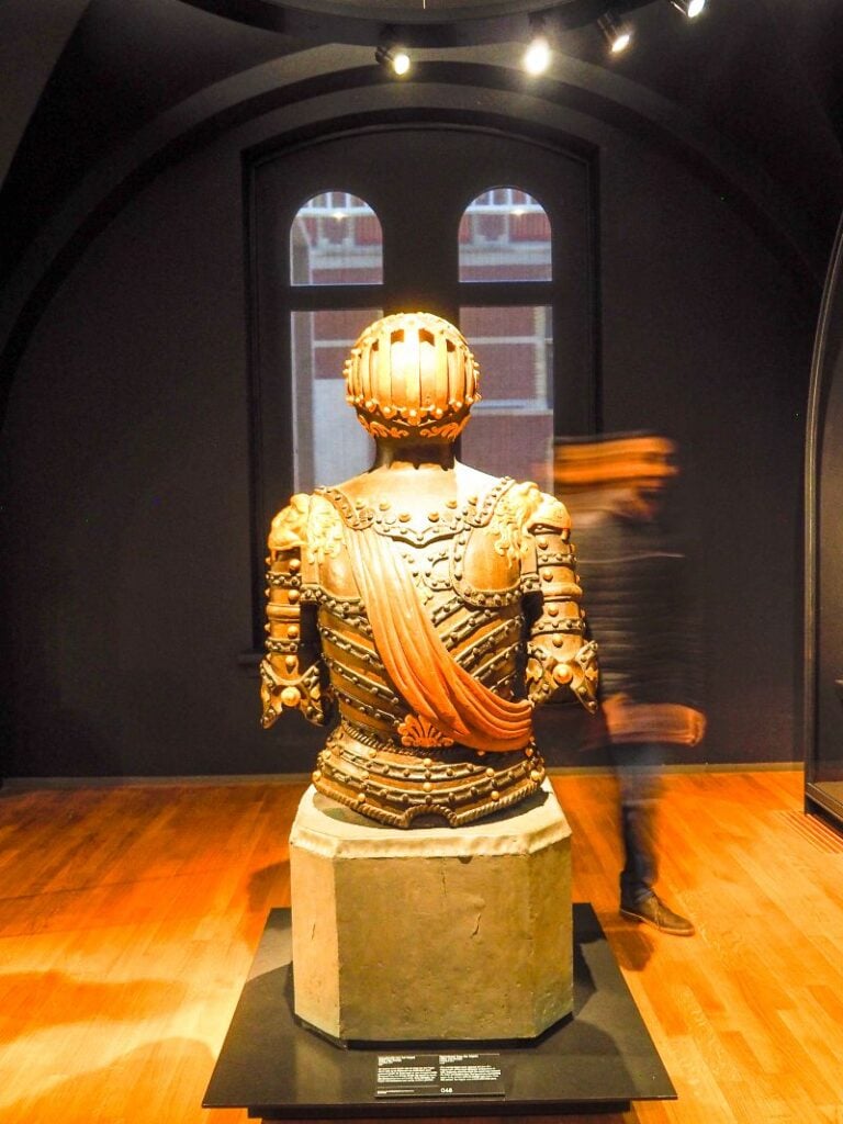 Gilded Armor Exhibit in  Rijksmuseum