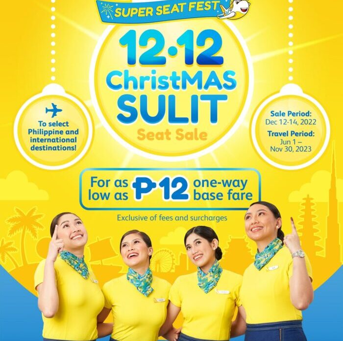 Cebu Pacific ChristMAS SULIT 12.12 sale