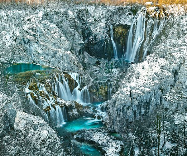 Christmas time at the Plitvice Lakes