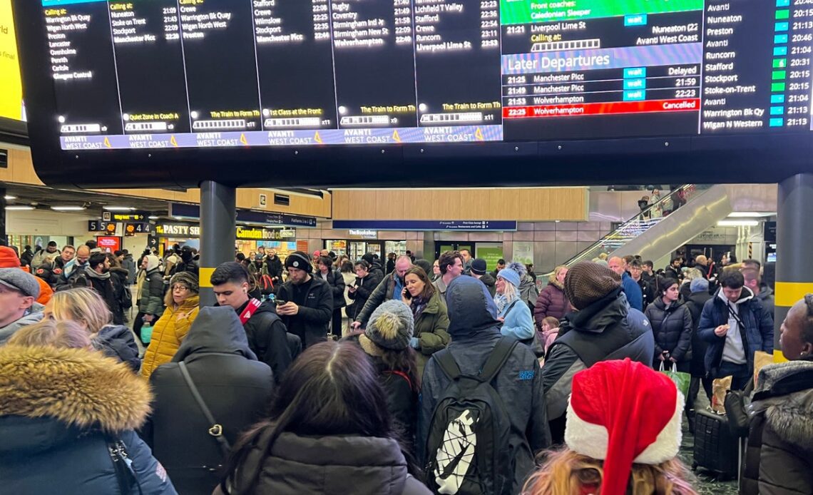 Christmas travel chaos: All the train and flight problems to navigate this week