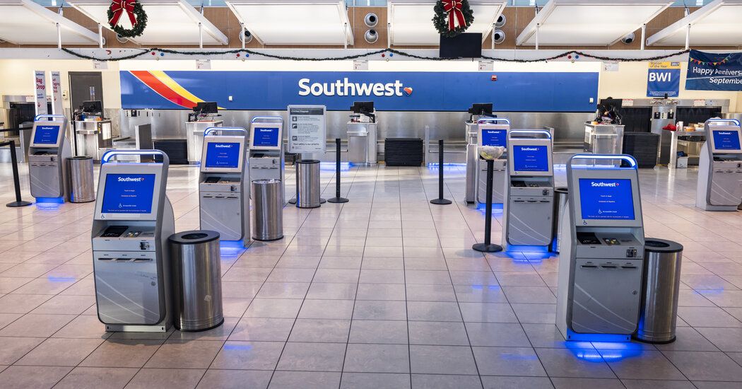 More Mass Cancellations as Southwest Struggles to Untangle Travel Meltdown